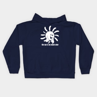 The sun is my mood color Kids Hoodie